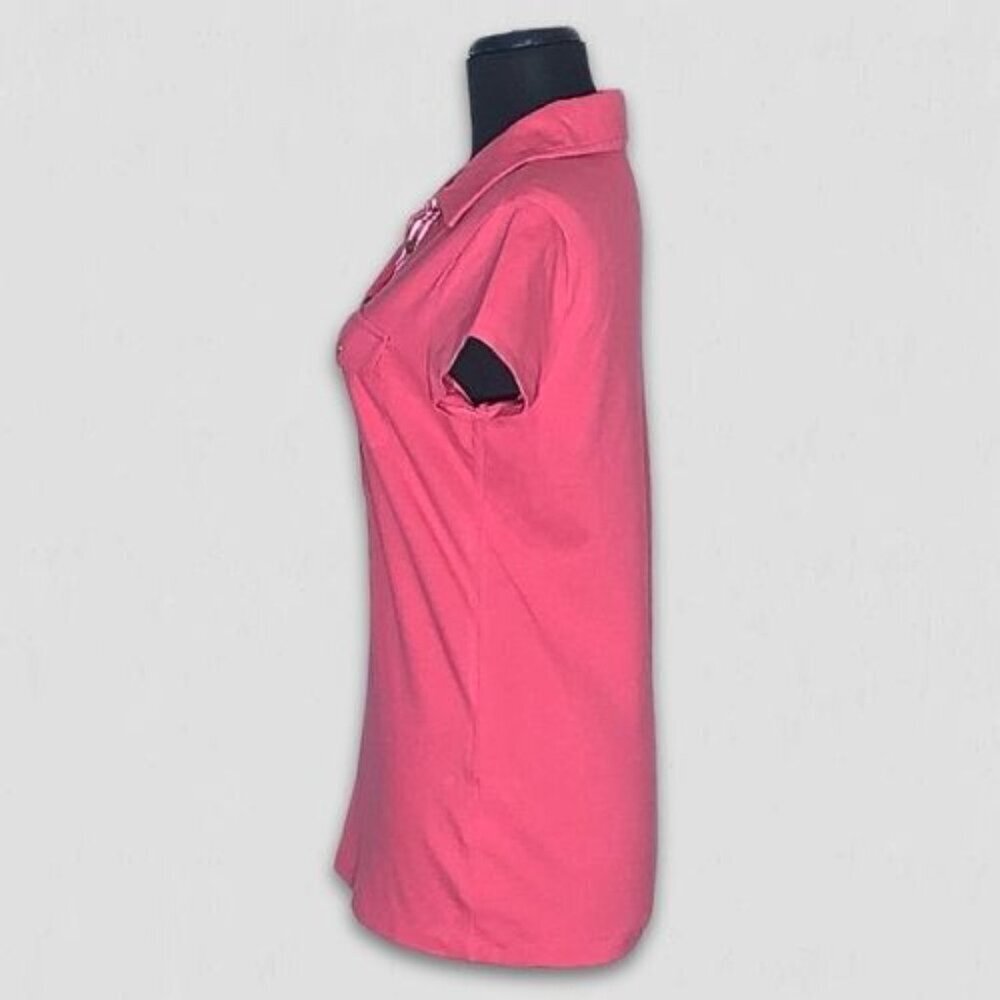 Polo Shirt tennis cotton preppy old money academy activewear athleisure sporty M - Picture 3 of 16